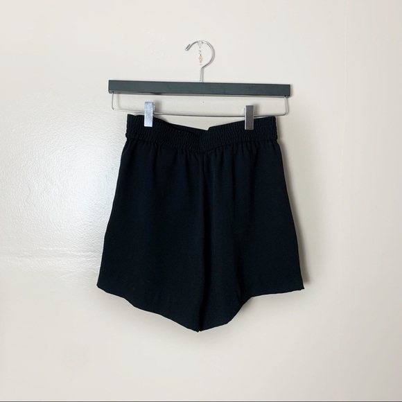 [H&M] Black Elastic Waist Beaded Pineapple Shorts - Picture 7 of 8